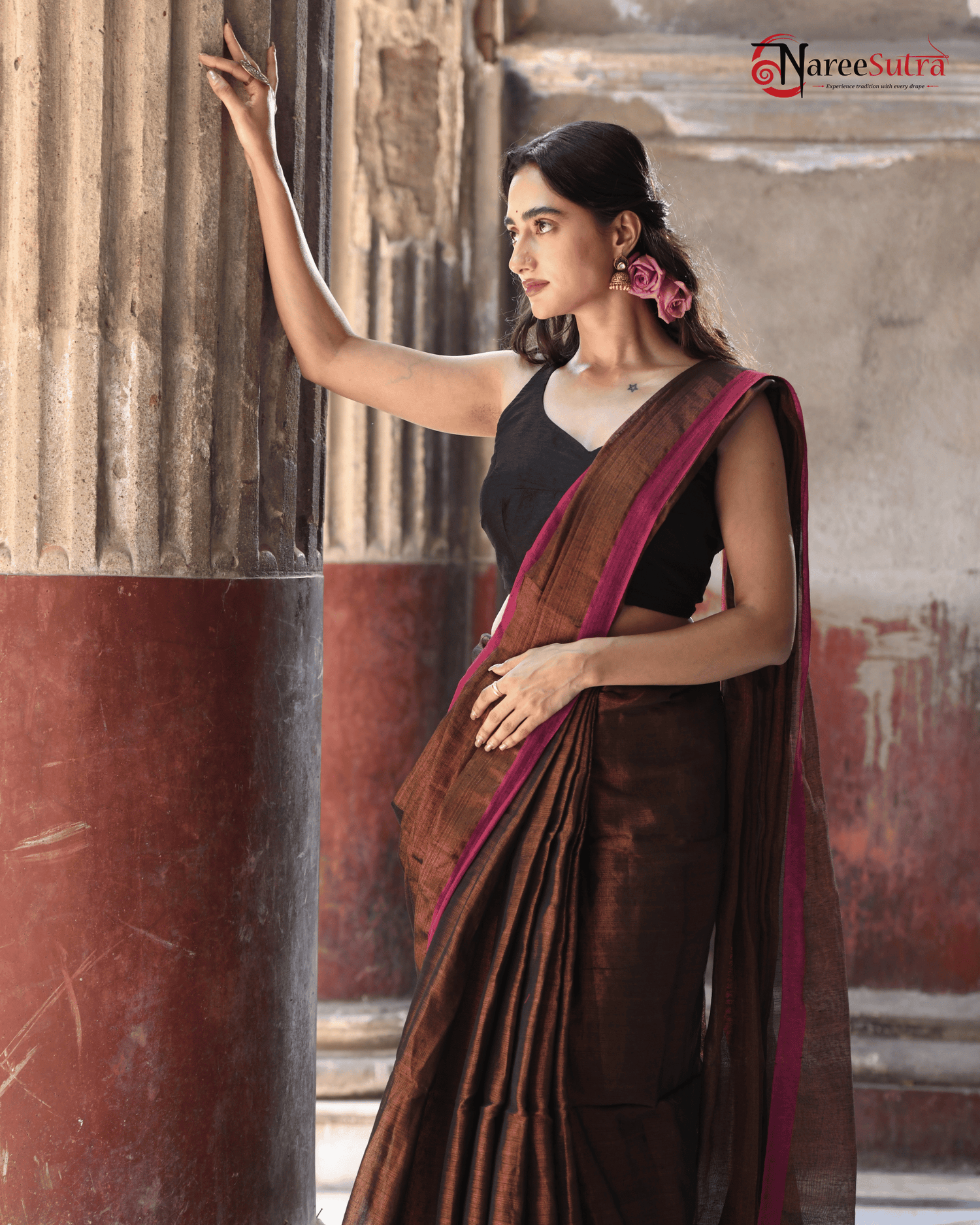 Copper Shine (Tissue SAREE)