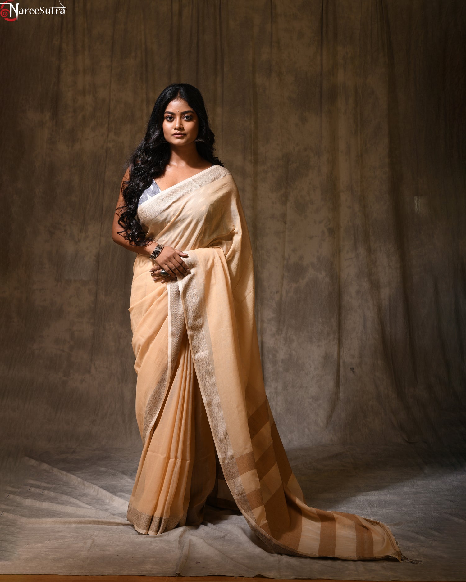 Sonar Gour (Handwoven Pure Cotton Saree)