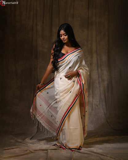 Porineeta (Handwoven Pure Cotton Saree)