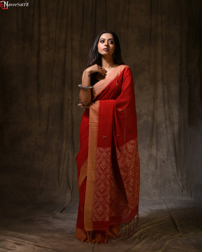 Rangadhuli (Handwoven Pure Cotton Saree)