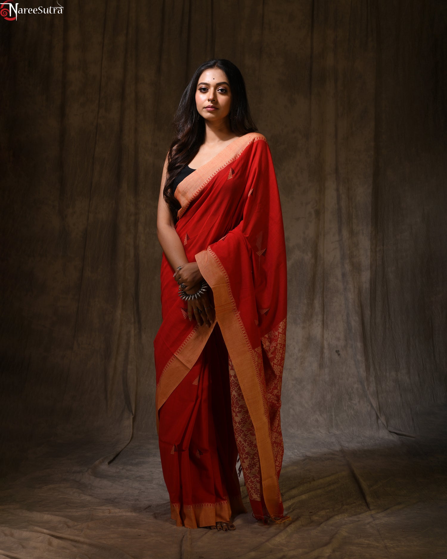 Rangadhuli (Handwoven Pure Cotton Saree)