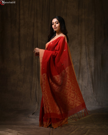 Rangadhuli (Handwoven Pure Cotton Saree)