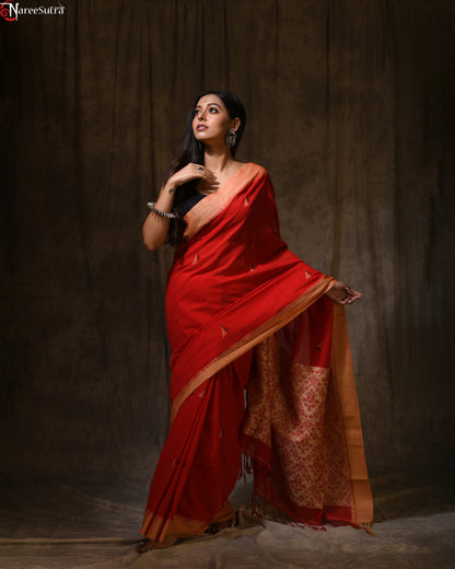 Rangadhuli (Handwoven Pure Cotton Saree)