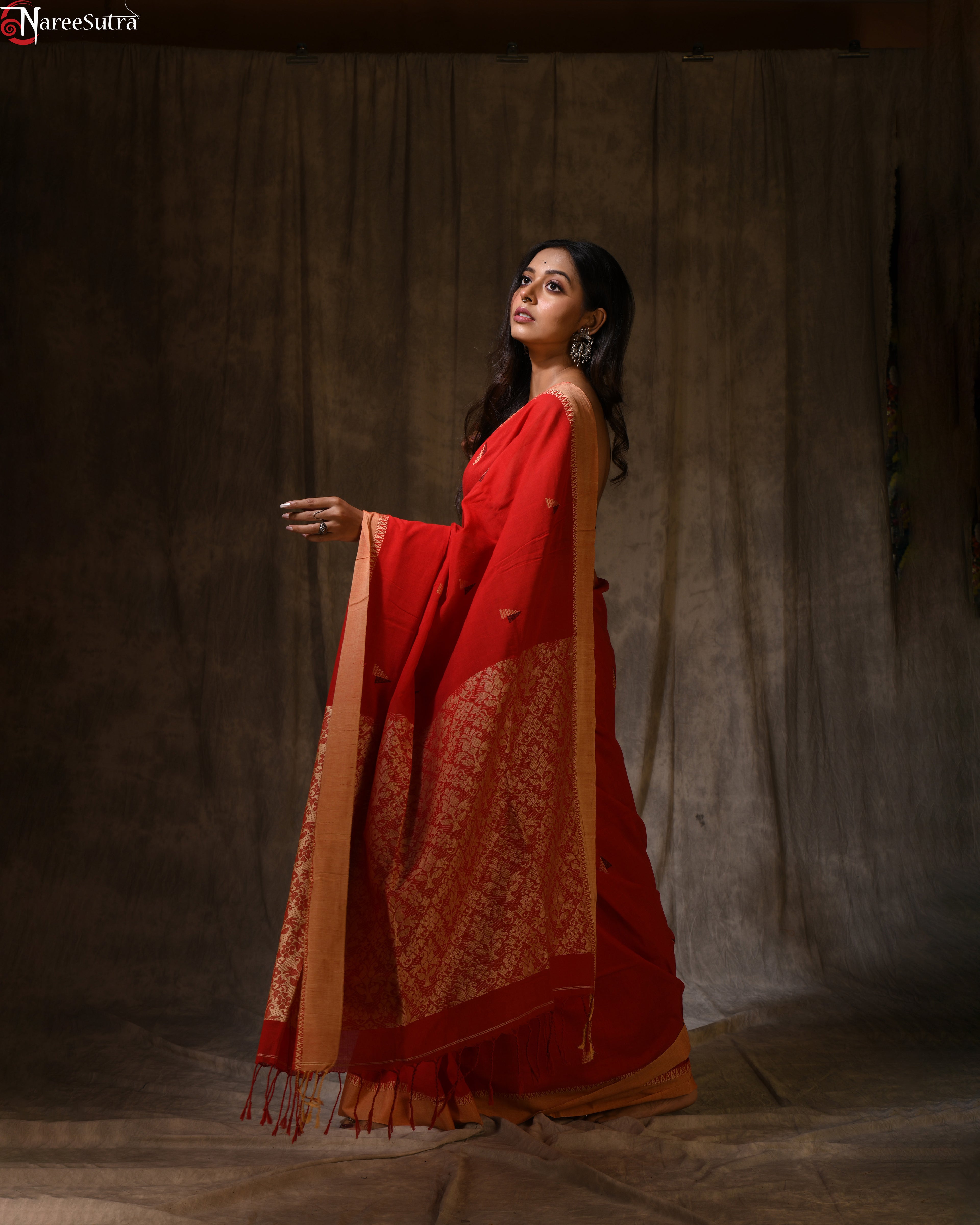 Rangadhuli (Handwoven Pure Cotton Saree)