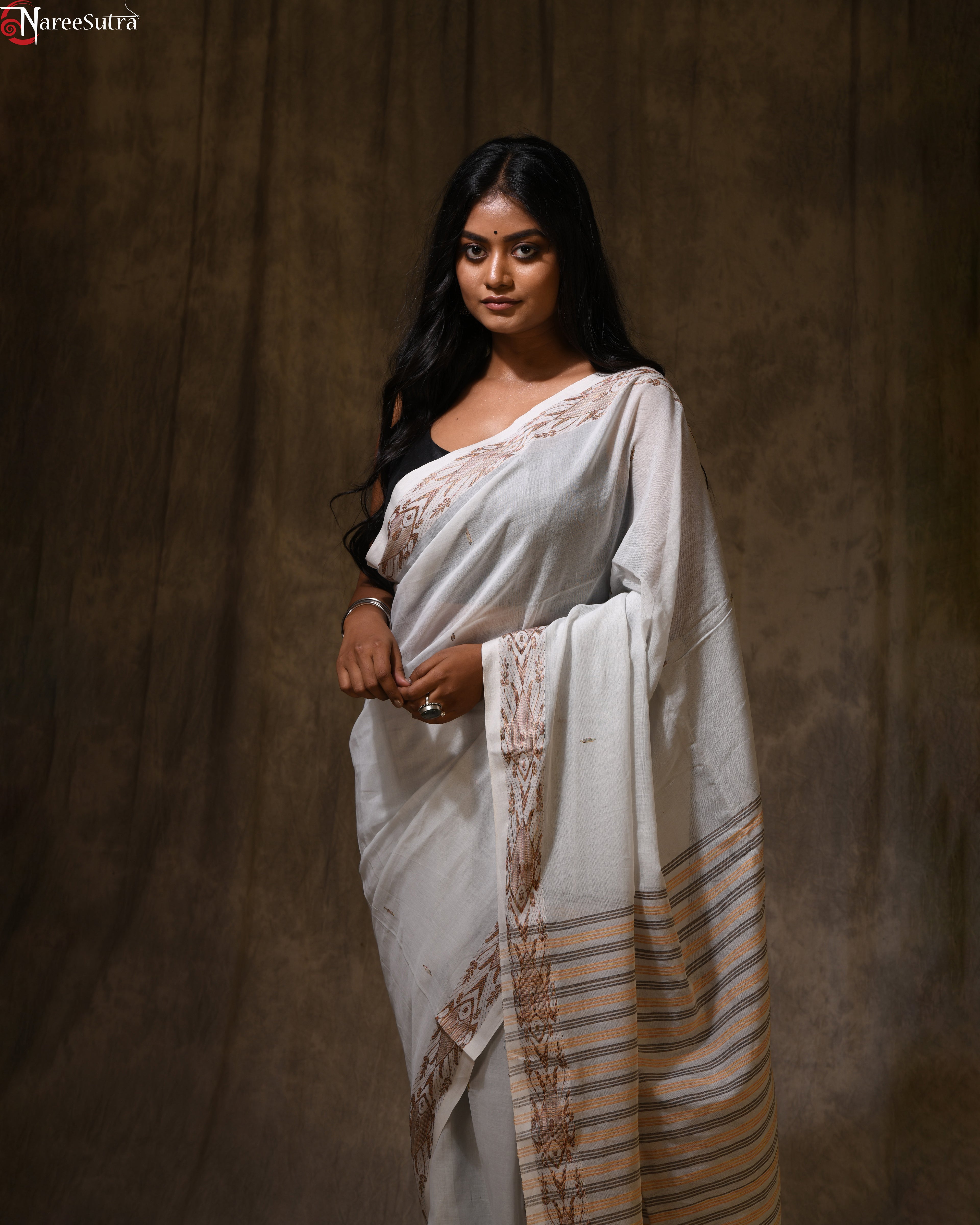 Chokher Bali (Handwoven Pure Cotton Saree)