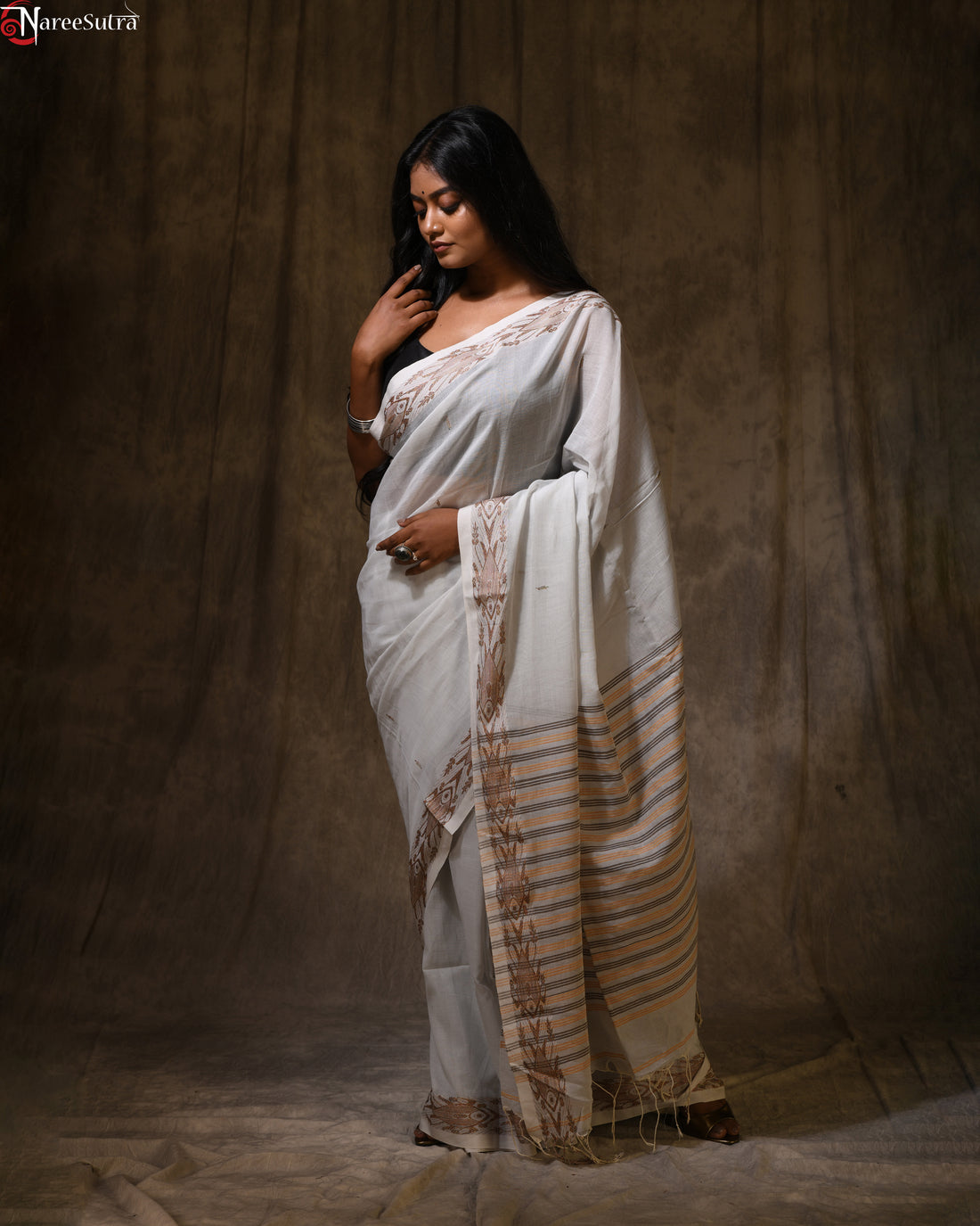 Chokher Bali (Handwoven Pure Cotton Saree)