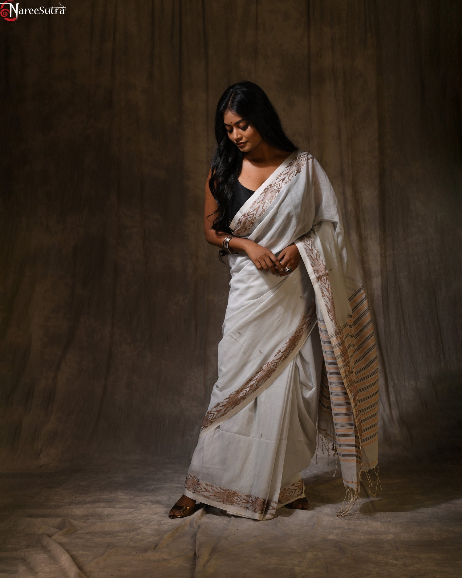 Chokher Bali (Handwoven Pure Cotton Saree)