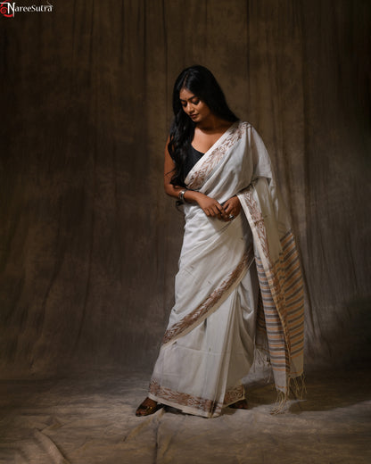 Chokher Bali (Handwoven Pure Cotton Saree)