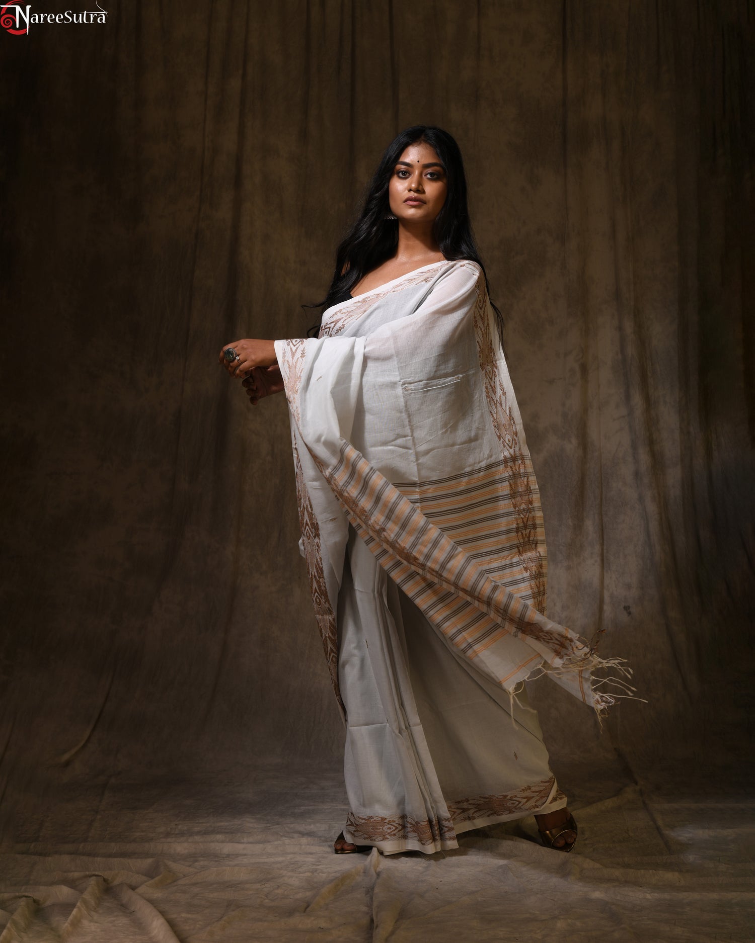 Chokher Bali (Handwoven Pure Cotton Saree)