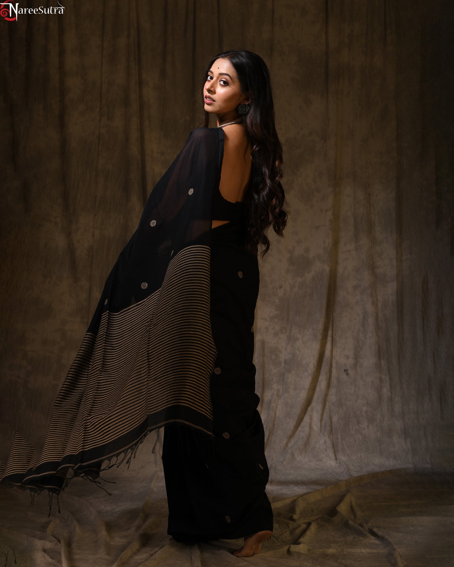 Saanjhbati (Handwoven Pure Cotton Saree)