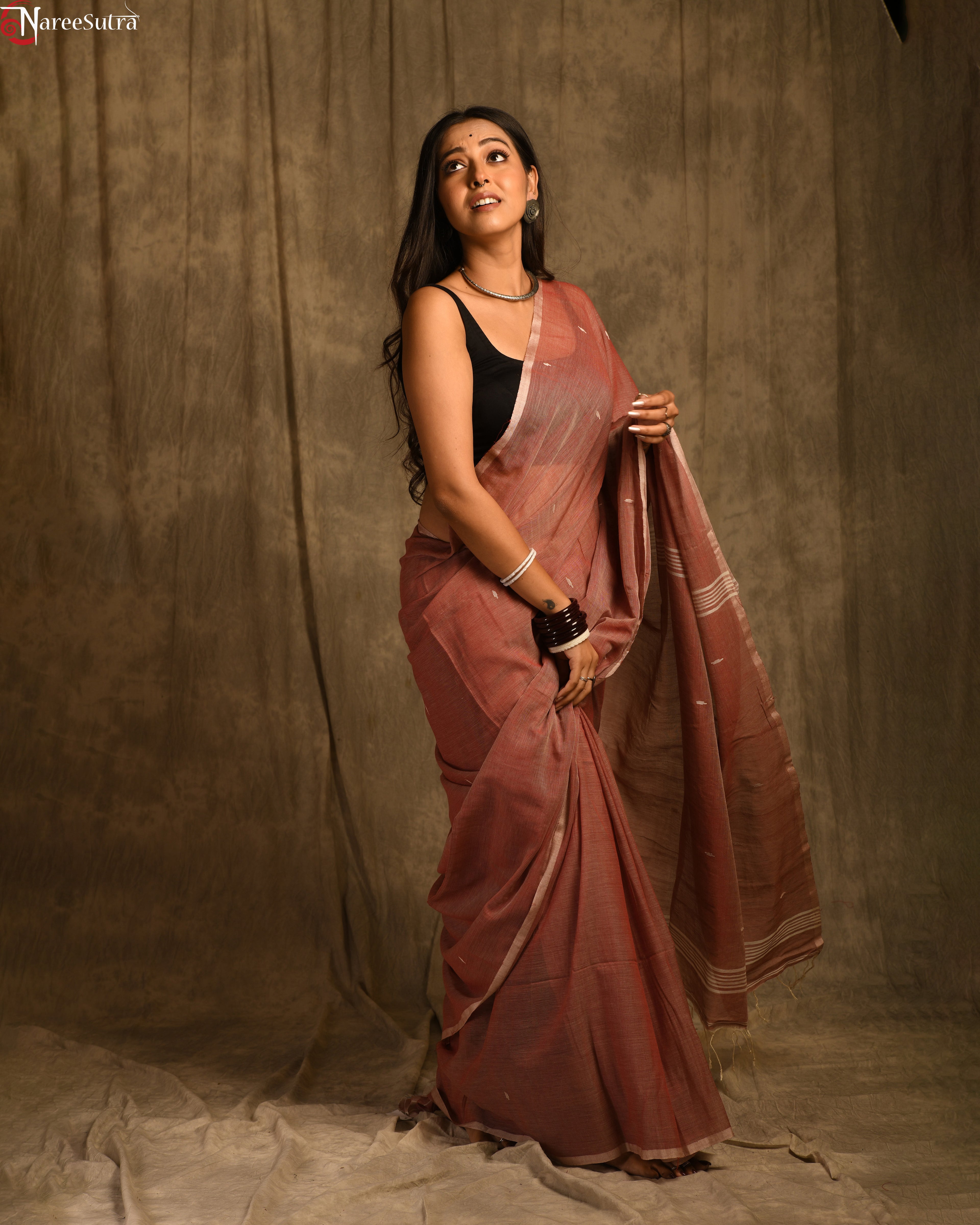 Mayar Cholona (Handwoven Pure Cotton Saree)