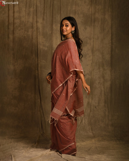 Mayar Cholona (Handwoven Pure Cotton Saree)