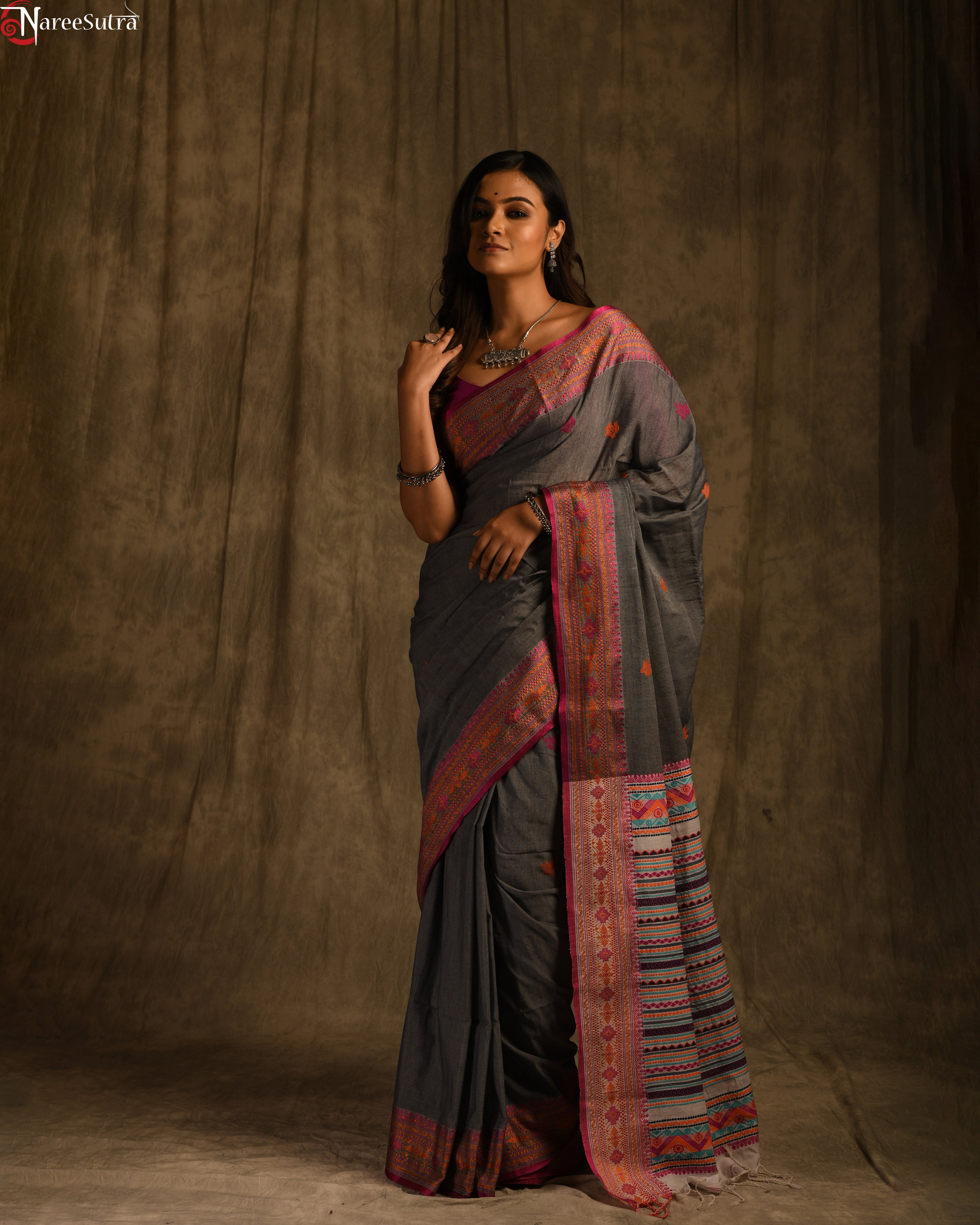 Kusum Tulaha (Mekhla Cotton Saree)