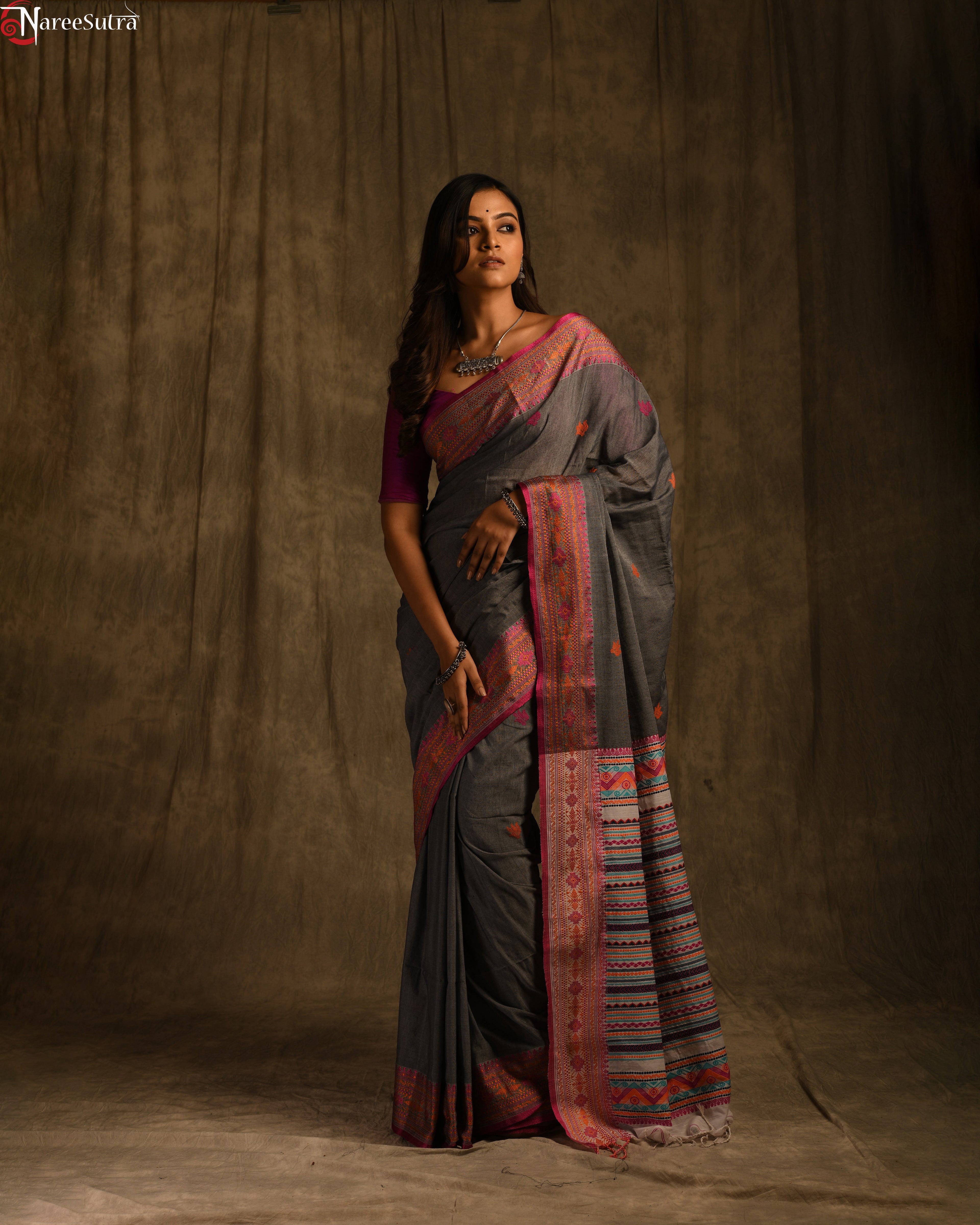 Kusum Tulaha (Mekhla Cotton Saree)