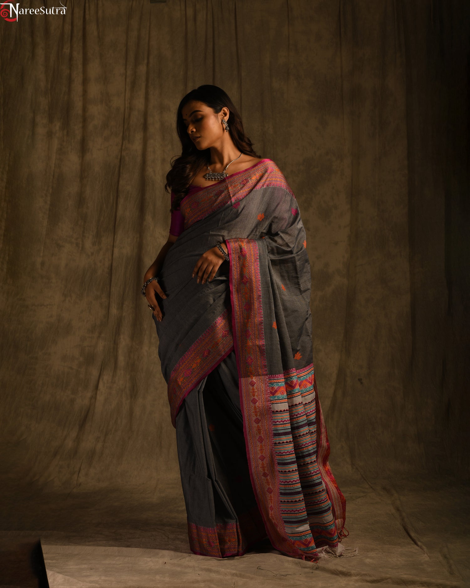 Kusum Tulaha (Mekhla Cotton Saree)