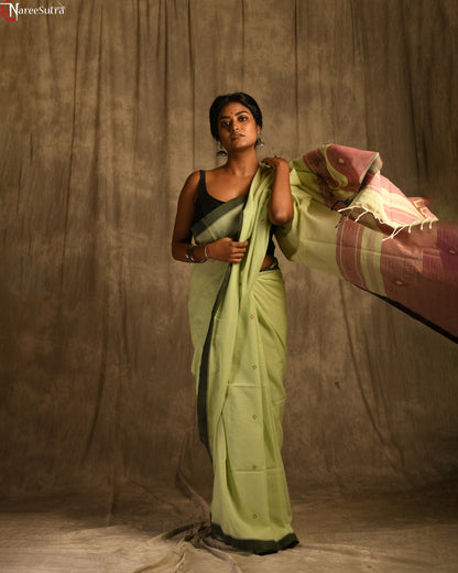 Gogon Paare (Handwoven Pure Cotton Saree)