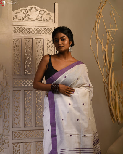 Gora (Handwoven Pure Cotton Saree)