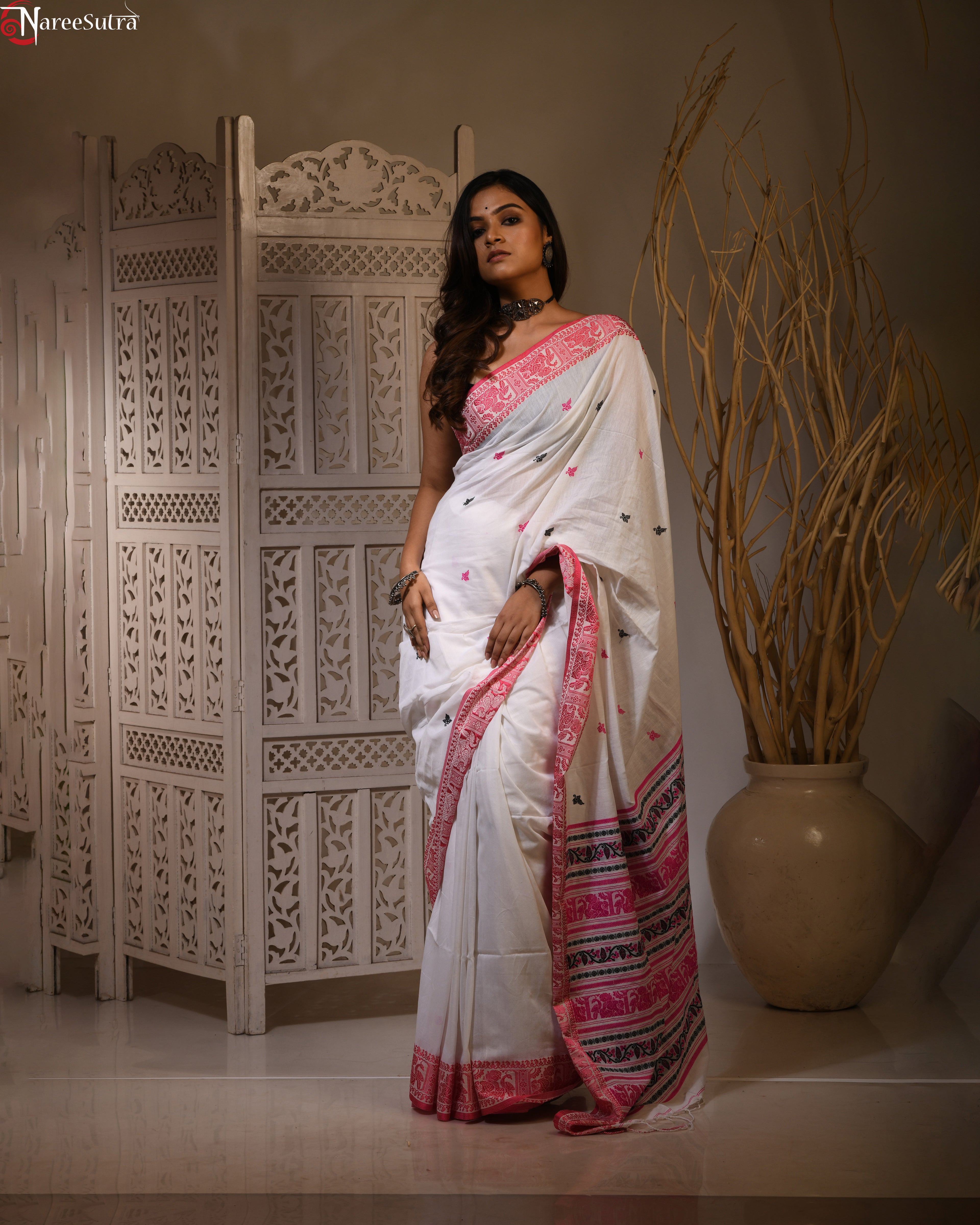 Trishata Nayana (Mekhla Pure Cotton Saree)