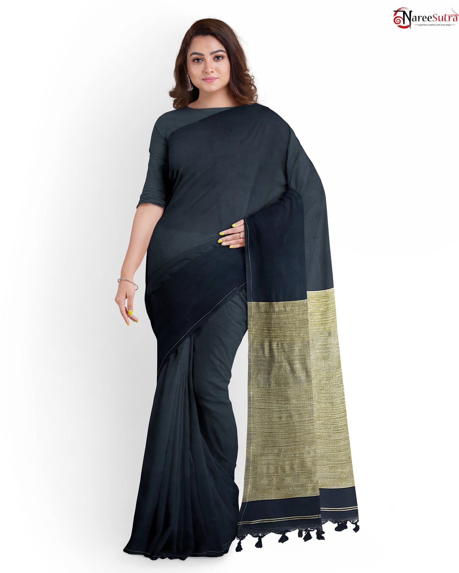 Kaalo Bole Gayer Lok (Cotton SAREE)