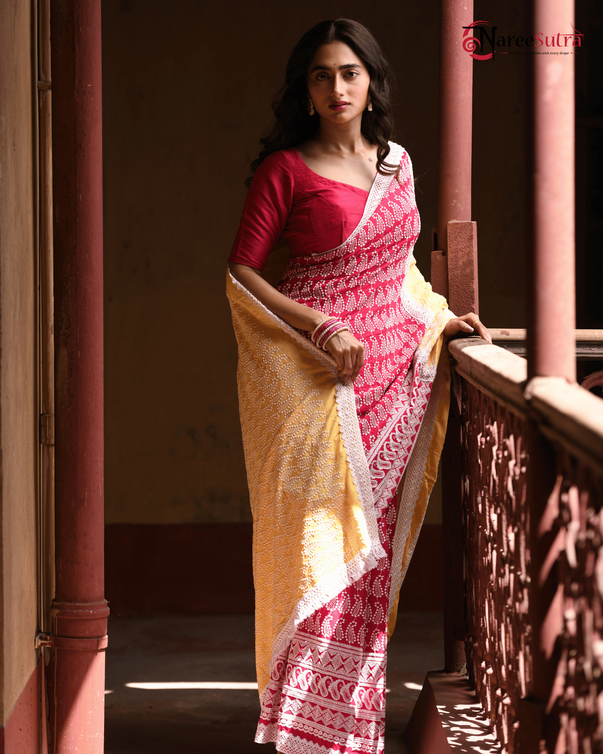 Lohori (Chikankari SAREE)