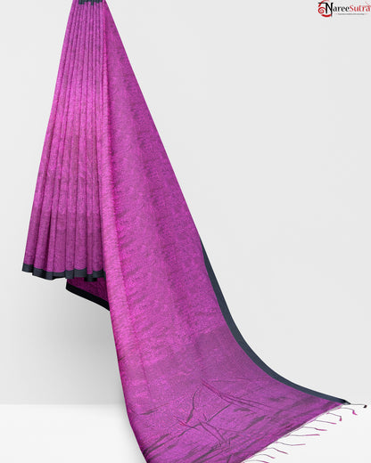 Lustrous Plum (Tissue Saree)