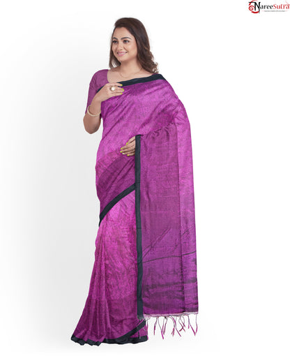 Lustrous Plum (Tissue Saree)