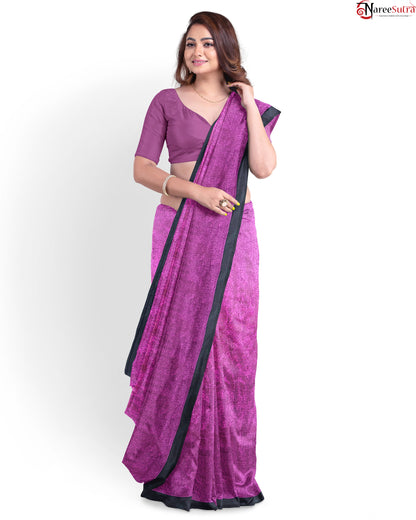 Lustrous Plum (Tissue Saree)