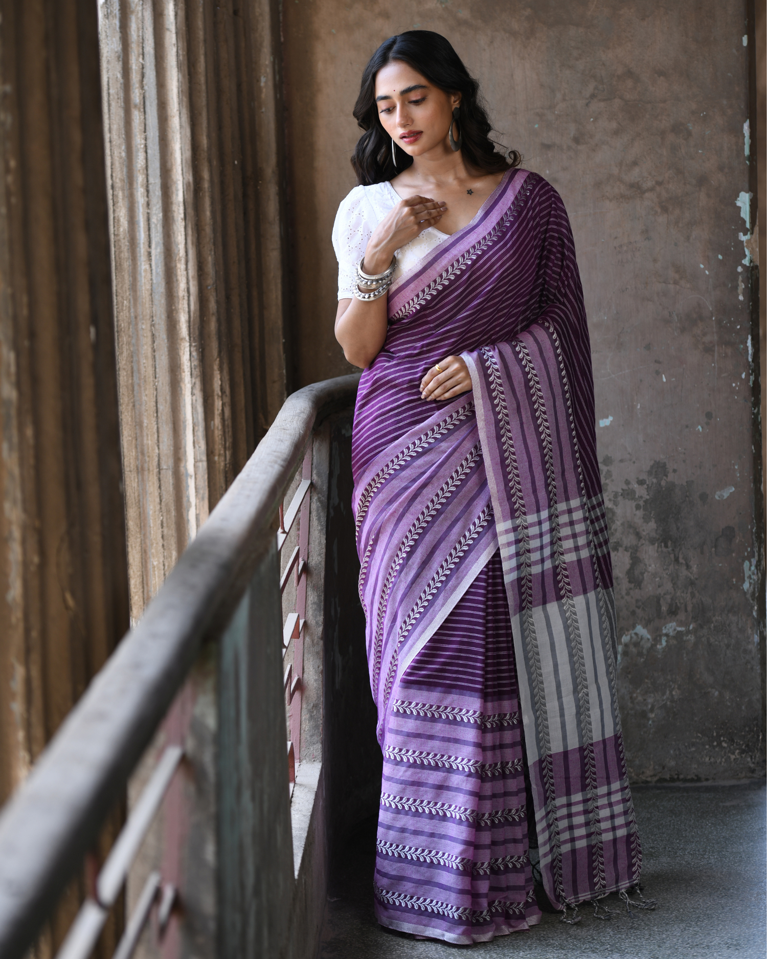 Mukhopane Cheye (Cotton SAREE)