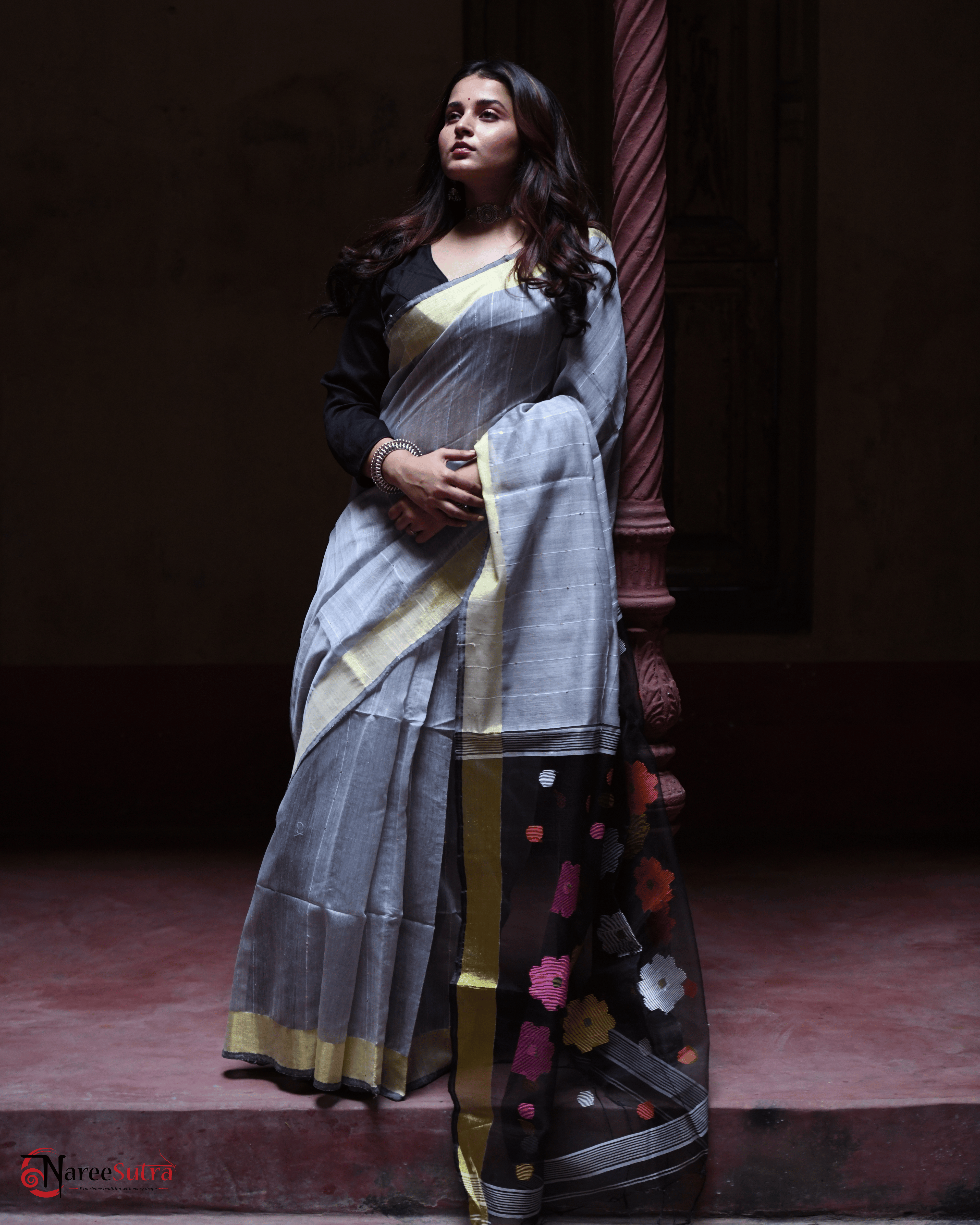 Phulero Bone (Muslin SAREE)