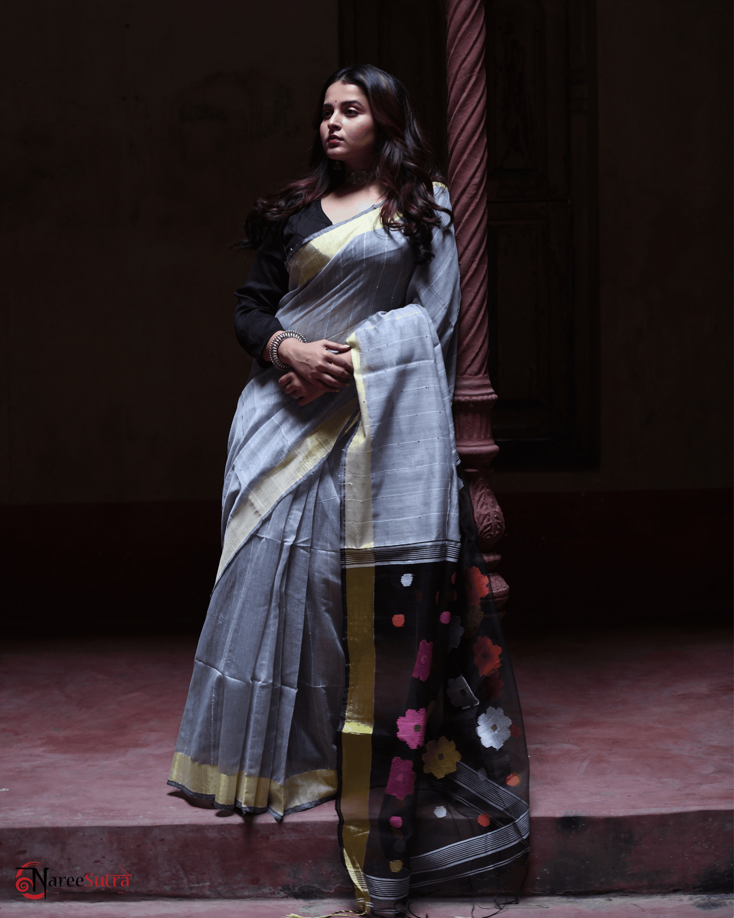 Phulero Bone (Muslin SAREE)