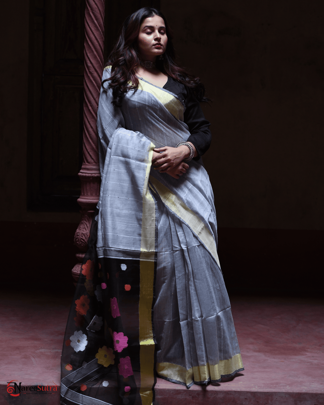 Phulero Bone (Muslin SAREE)