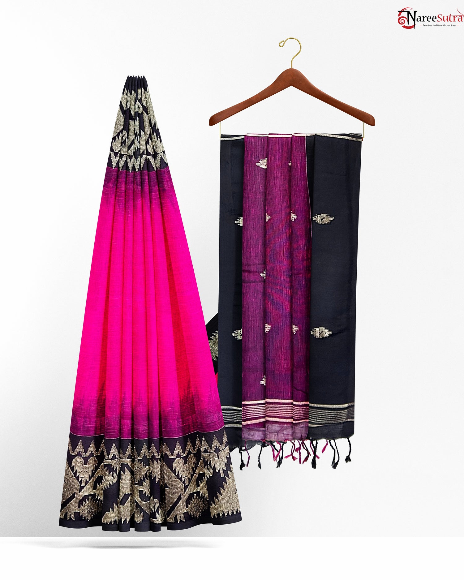 Saanjh Bela Te (Linen SAREE)