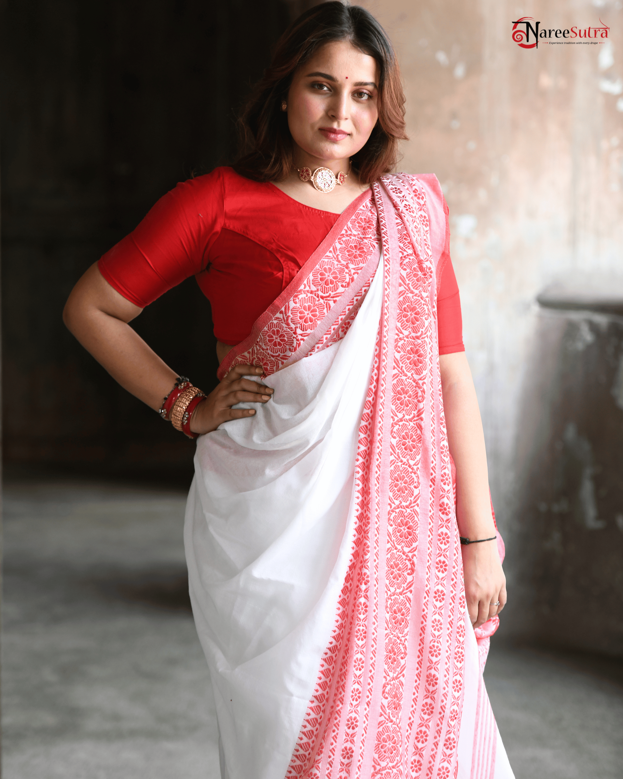 Sopne Dakha Rajkonnye (Cotton SAREE)